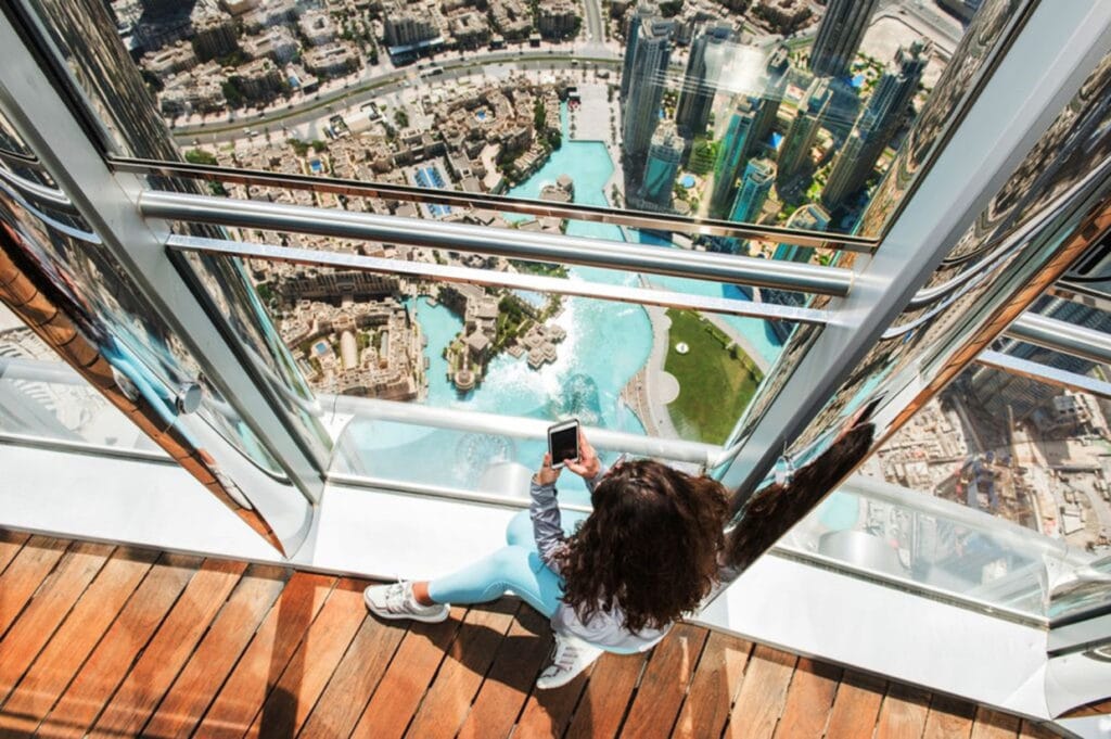 La terrasse d'observation de Burj Khalifa